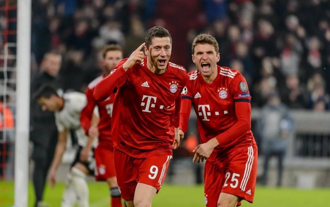 欧洲联赛中 欧洲联赛中